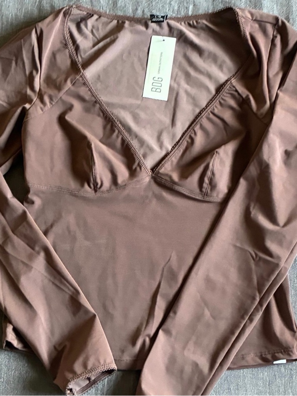 BDG Urban Outfitters brown long sleeve top